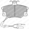 DELPHI LP496 Brake Pad Set, disc brake